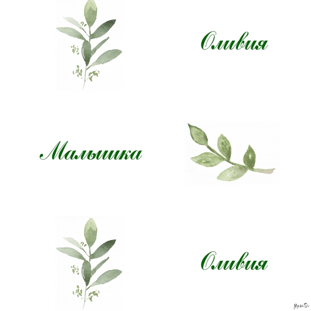 Именная муслиновая пеленка Ботаника | Mam-si.ru - силиконовые бусы, грызунки, слингобусы